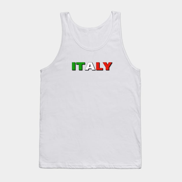 ITALY. ITALIA. SAMER BRASIL Tank Top by Samer Brasil